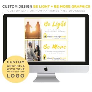 Custom Design Be Light & Be More Graphics