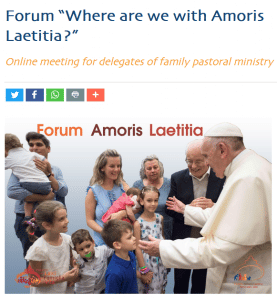 Where are we with Amoris Laetitia Forum