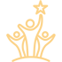 leader around people with star