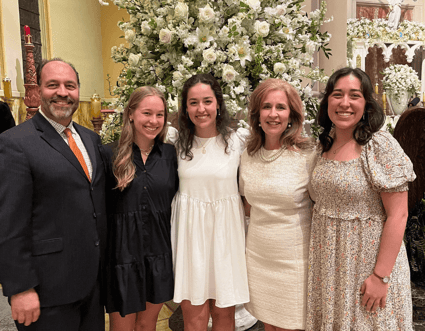 Raymond Hebert and family