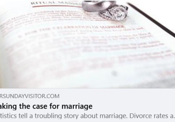 Making the case for marriage