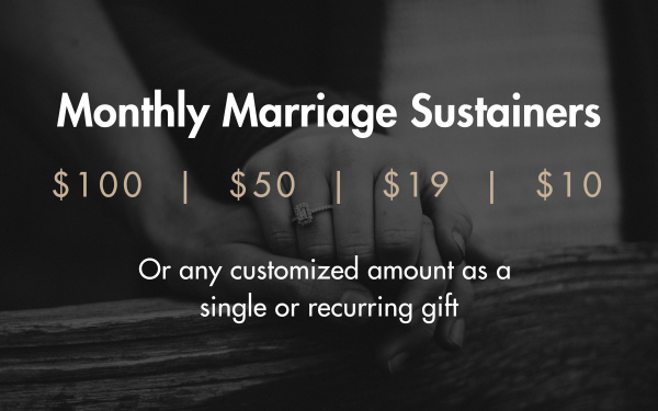 Monthly Marriage Sustainers- Updated